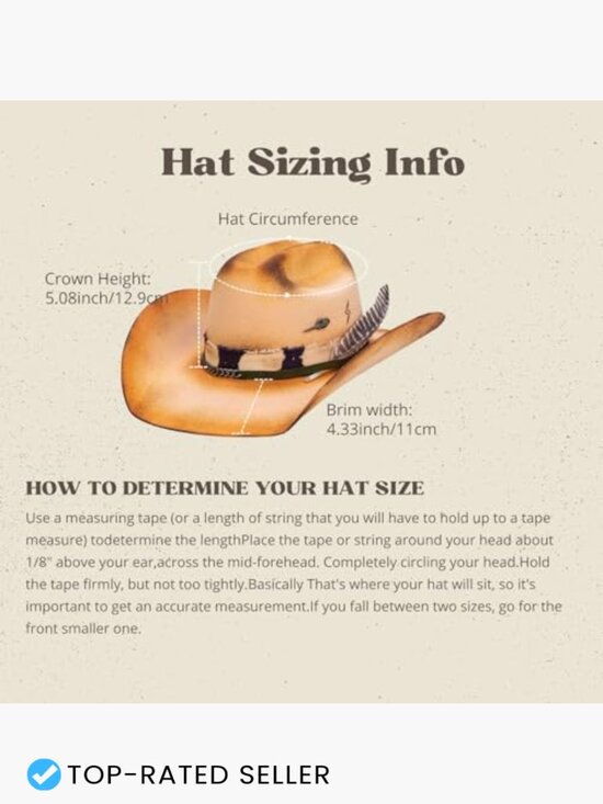 Stiff Wide Brim Wool Felt Fedora Hat Western Cowboy Outback Distressed Retro main image 7